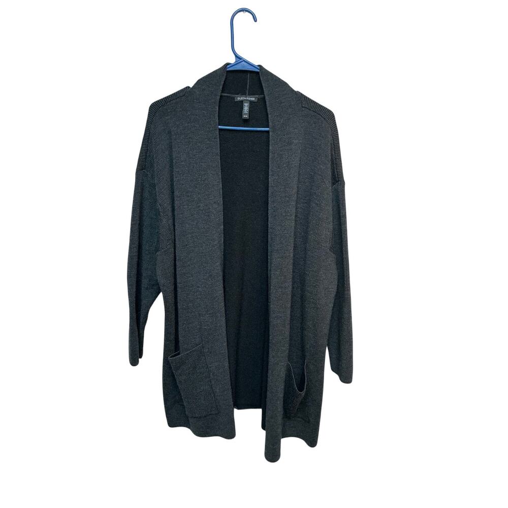 Eileen Fisher XL Black Cardigan - Timeless Style & Comfort